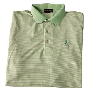 Peter Millar Polo Shirt Men's Size L Summer Comfort Siwanoy CC Golf Short Sleeve